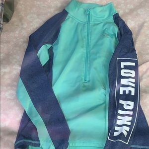 long sleeve shirt/sweater blue& teal